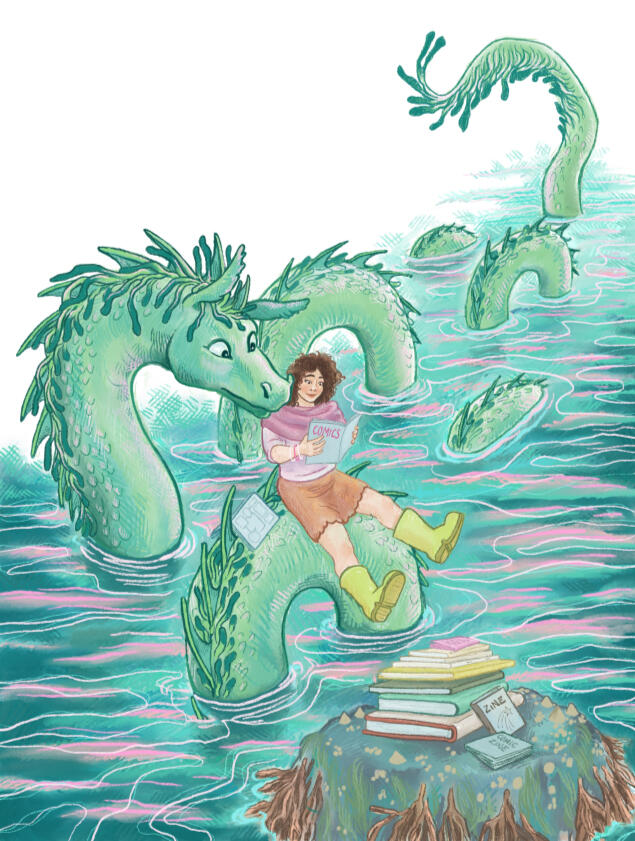 Poster art for an event run by Quindrie Press