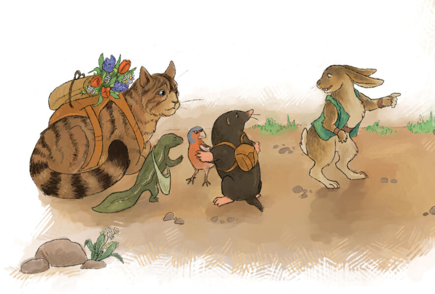 Illustration created for Apawthecaria by Stout Stoat Press